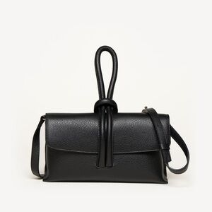 M Gemi black The Francesca convertible crossbody purse